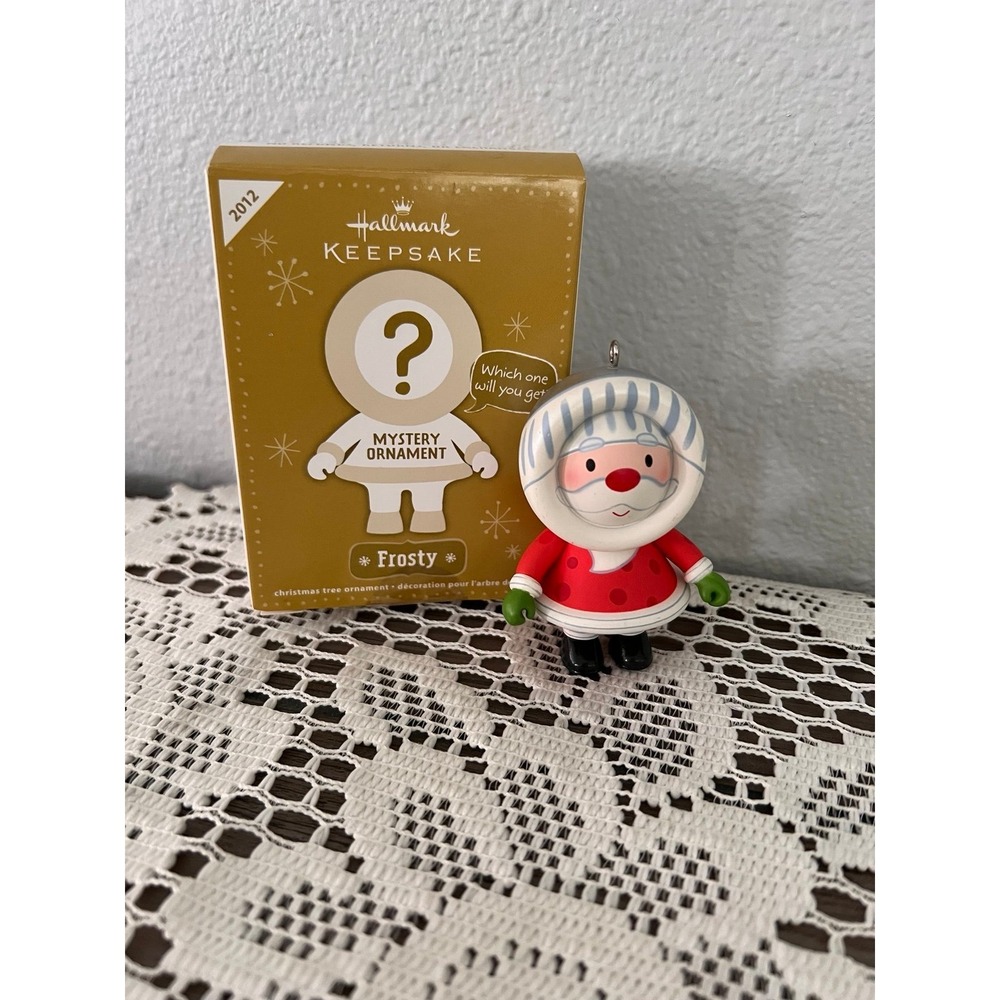 Hallmark‎ 2012 Mystery Ornament . This box contains "Frosty's Sweet Ride"